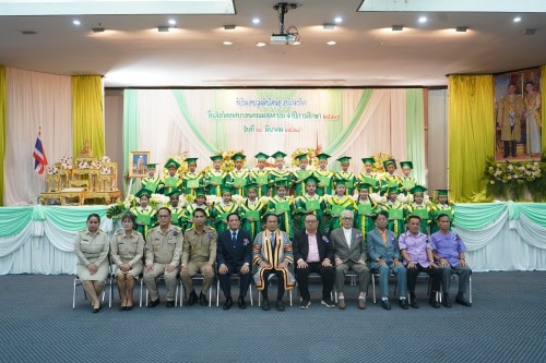 เทศบาลนครแม่สอดจัดกิจกรรมพิธีมอบวุฒิบัตรยุวบัณฑิต ประจำปีการศึกษา 2567