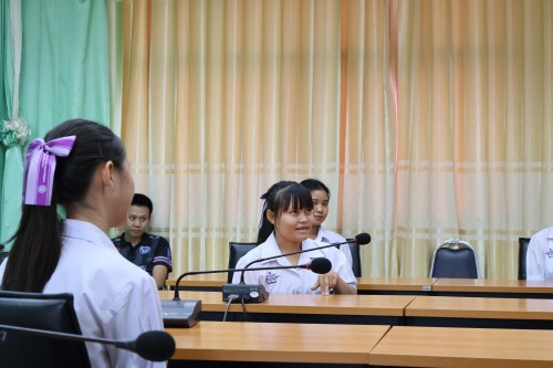 พิธีมอบประกาศเกียรติคุณ ให้แก่นักเรียนผู้ฝึกประสบการณืด้านการแพทย์ และงานธุรการ