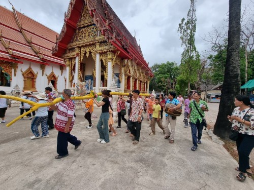 เทศบาลนครแม่สอดร่วมกับวัดดอนแก้วจัดโครงการจัดงานประเพณีแห่ไม้กำ๊สะหลี