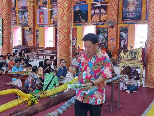 เทศบาลนครแม่สอดร่วมกับวัดดอนแก้วจัดโครงการจัดงานประเพณีแห่ไม้กำ๊สะหลี