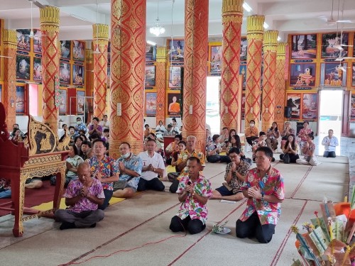 เทศบาลนครแม่สอดร่วมกับวัดดอนแก้วจัดโครงการจัดงานประเพณีแห่ไม้กำ๊สะหลี