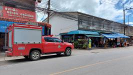 งานประชาสัมพันธ์ กองวิชาการฯ ลงพื้นที่ชุมชนในเขตเทศบาล เพื่อประชาสัมพันธ์ข้อมูลข่าวสารเกี่ยวกับ มาตรการป้องกันควบคุมโรคติดเชื้อไวรัสโคโรนา 2019 (โควิด-19)