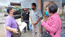 งานประชาสัมพันธ์ กองวิชาการฯ ลงพื้นที่ชุมชนในเขตเทศบาล เพื่อประชาสัมพันธ์ข้อมูลข่าวสารเกี่ยวกับ มาตรการป้องกันควบคุมโรคติดเชื้อไวรัสโคโรนา 2019 (โควิด-19)