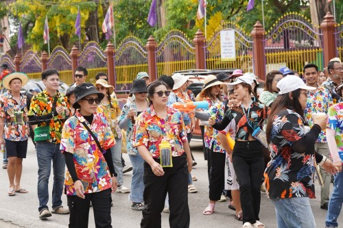 เทศบาลนครแม่สอดจัดงานประเพณีสงกรานต์ ประจำปี 2568