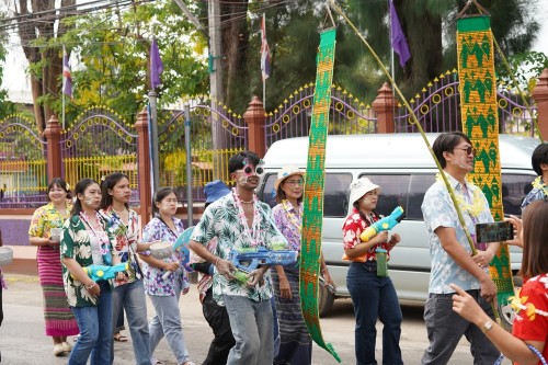 เทศบาลนครแม่สอดจัดงานประเพณีสงกรานต์ ประจำปี 2568