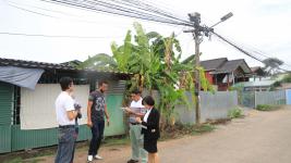 คณะกรรมการตรวจรับจ้างเหมาซ่อมแซมเสียงตามสายเทศบาลนครแม่สอด เข้าตรวจรับเสียงตามสายชุมชนอิสลาม ชุมชนร่วมแรง และชุมชนวัดหลวง