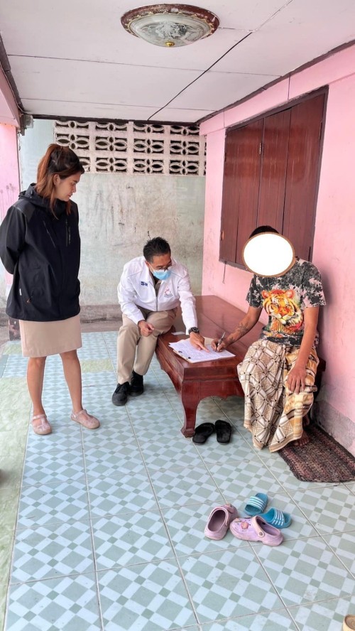 ลงพื้นที่เยี่ยมบ้าน ติดตาม ผู้ต้องขังภายหลังพ้นโทษ จำนวน 5 ราย