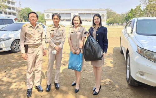 ร่วมพิธีเปิดกิจกรรม \"ลด แลก รักษ์\" ลดปริมาณขยะ แลกผักปลอดสารเคมี รักษ์โลกรักษ์สิ่งแวดล้อม