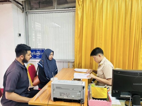 ฝ่ายส่งเสริมและสวัสดิการสังคม ดำเนินการขึ้นทะเบียนในเริ่องต่างๆ