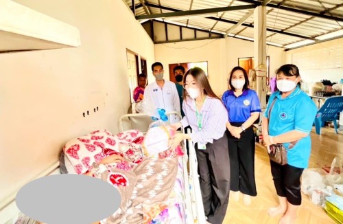 เยี่ยมบ้าน ติดตาม เคสผู้มีรายได้น้อย จำนวน 3 ราย ในเขตพื้นที่เทศบาลนครแม่สอด