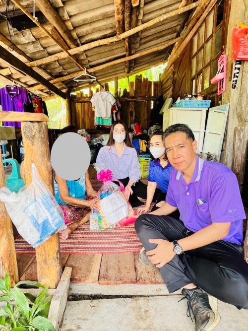 เยี่ยมบ้าน ติดตาม เคสผู้มีรายได้น้อย จำนวน 3 ราย ในเขตพื้นที่เทศบาลนครแม่สอด