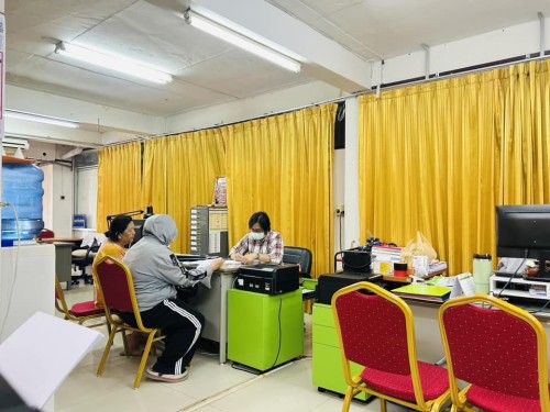 ฝ่ายส่งเสริมและสวัสดิการสังคมดำเนินการขึ้นทะเบียนในเรื่องต่างๆ