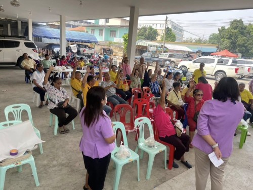 เลือกตั้งกลุ่มพัฒนาสตรี ชุมชนชุมพลพัฒนา ขึ้นมาใหม่ แทนกลุ่มพัฒนาสตรีชุดเก่าที่ได้ลาออกจากการเป็นกลุ่มพัฒนาสตรี