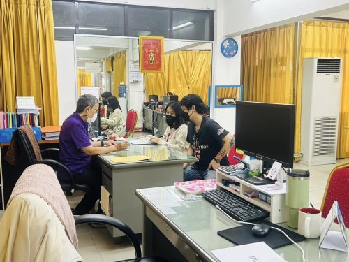 ฝ่ายส่งเสริมและสวัสดิการสังคม ดำเนินการขึ้นทะเบียน