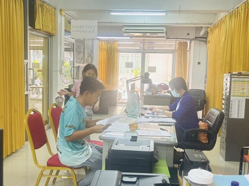 ฝ่ายส่งเสริมและสวัสดิการสังคม ดำเนินการขึ้นทะเบียน