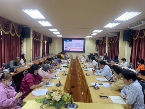 เข้าร่วมประชุมกับสำนักงานสถิติจังหวัดตากและประธานชุมชนทั้ง 20 ชุมชน เพื่อชี้แจงการปฏิบัติงานโครงการสำมะโนประชากรและเคหะ พ.ศ. 2568