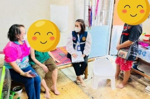 ลงพื้นที่ช่วยเหลือผู้ประสบปัญหาทางสังคมตามมติที่ประชุมคณะกรรมการสำรวจข้อมูล