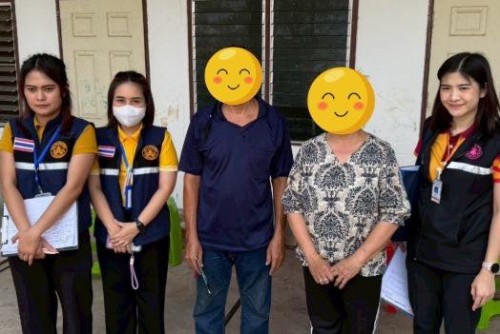 ลงพื้นที่ร่วมกับเจ้าหน้าที่บ้านพักเด็กและครอบครัวจังหวัดตากเพื่อให้ความช่วยเหลือและคุ้มครองสวัสดิภาพเด็กกลุ่มเสี่ยง (ธงแดง)