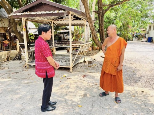 ร่วมกิจกรรม “บวร” (บ้าน-วัด-รัฐบาล) ในการดำเนินการสร้างสังคมที่เกื้อกูล ส่งเสริม ช่วยเหลือ ซึ่งกันและกัน ระหว่างบ้าน วัด และหน่วยงานภาครัฐ