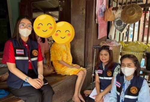 ลงพื้นที่ร่วมกับเจ้าหน้าที่งานสังคมสงเคราะห์ เพื่อช่วยเหลือผู้ประสบปัญหาทางสังคม