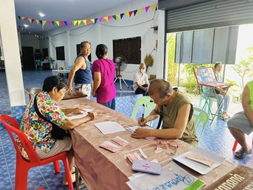 ????ดำเนินการแจกเบี้ยยังชีพผู้สูงอายุ และผู้พิการประจำเดือน เมษายน 2568