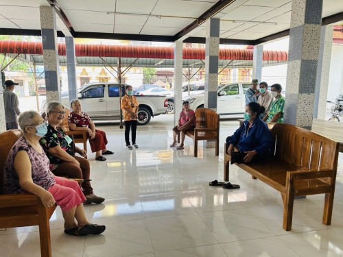 ????ดำเนินการแจกเบี้ยยังชีพผู้สูงอายุ และผู้พิการประจำเดือน เมษายน 2568