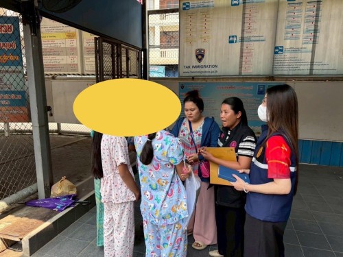 ส่งมอบเด็กหญิงชาวเมียมา จำนวน 2 ราย กลับภูมิลำเนาสาธารรัฐแห่งสหภาพเมียนมา