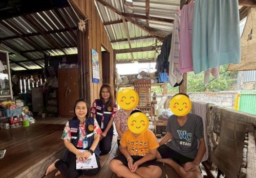 ลงพื้นที่ช่วยเหลือผู้ประสบปัญหาทางสังคมตามมติที่ประชุมคณะกรรมการสำรวจข้อมูลและประเมินความจำเป็นเร่งด่วนแก่ผู้ประสบปัญหาทางสังคมฯ 