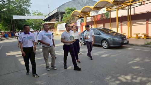 ร่วมกิจกรรมเดินรณรงค์เชิญชวนประชาชนไปใช้สิทธิ์เลือกตั้งสมาชิกสภาเทศบาลนครแม่สอดและนายกเทศมนตรีนครแม่สอด