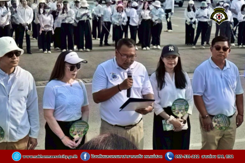 ดับเพลิงนครแม่สอด ร่วมกิจกรรมเดินรณรงค์เชิญชวน ประชาชนไปใช้สิทธิเลือกตั้ง วันอาทิตย์ที่ 11 พฤษภาคม 2568