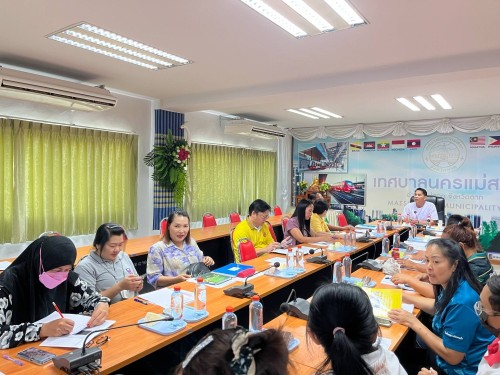 กองการศึกษา จัดประชุมซักซ้อมเทศบัญญติฯ งบประมาณรายจ่าย ประจำปีงบประมาณ พ.ศ. 2569