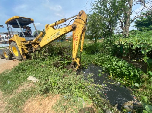 วันพฤหัสบดีที่ 8 พฤษภาคม 2568 กองช่างสุขาภิบาลออกปฎิบัติงานภาคสนาม จำนวน 1 แห่ง