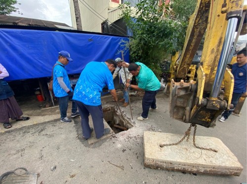 วันพฤหัสบดีที่ 15 พฤษภาคม 2568 กองช่างสุขาภิบาลออกปฎิบัติงานภาคสนาม จำนวน 1 แห่ง