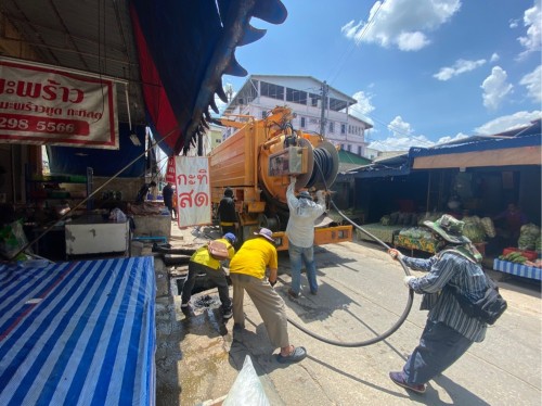 วันจันทร์ที่ 19 พฤษภาคม 2568 กองช่างสุขาภิบาลออกปฎิบัติงานภาคสนาม จำนวน 1 แห่ง