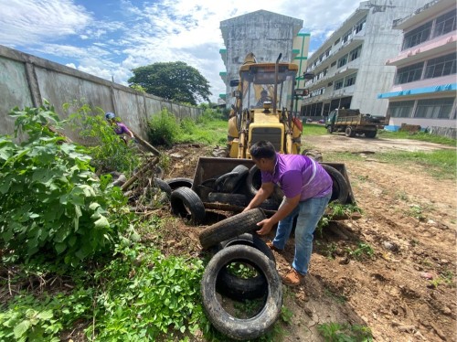 วันอังคารที่ 20 พฤษภาคม 2568 กองช่างสุขาภิบาลออกปฎิบัติงานภาคสนาม จำนวน 1 แห่ง