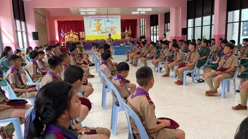 กิจกรรมฝึกอบรมลูกเสืออาสา กกต. เพื่อพัฒนาประชาธิปไตย