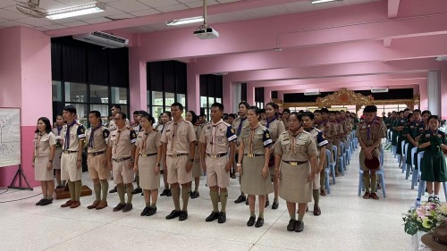 กิจกรรมฝึกอบรมลูกเสืออาสา กกต. เพื่อพัฒนาประชาธิปไตย