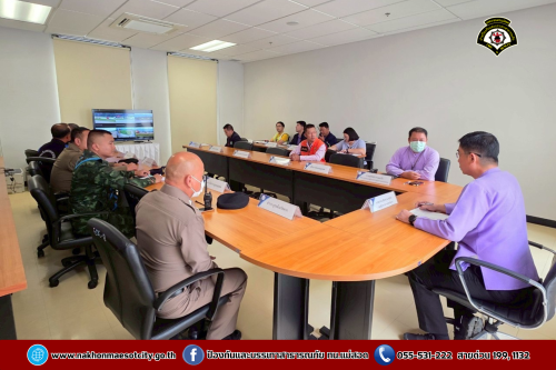 ดับเพลิงนครแม่สอด เข้าร่วมประชุมเตรียมการฝึกซ้อมแผนฉุกเฉิน ท่าอากาศยานแม่สอด (Table-top Exercise) ณ ท่าอากาศยานแม่สอด