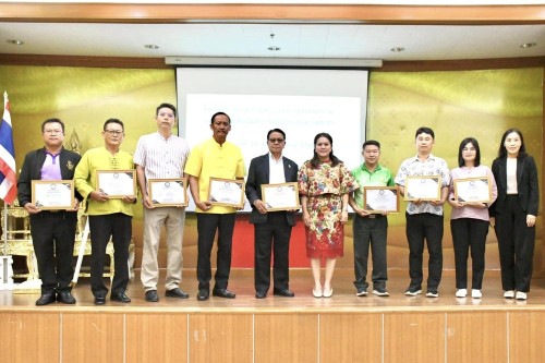 เทศบาลนครแม่สอดเข้าร่วมงานเปิดโครงการบริหารจัดการขยะมูลฝอยรวมและของเสียอันตรายชุมชน ประจำปีงบประมาณ พ.ศ. 2568  ณ องค์การบริหารส่วนจังหวัดตาก