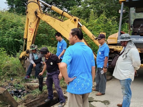 วันพุธที่ 21 พฤษภาคม 2568 กองช่างสุขาภิบาลออกปฎิบัติงานภาคสนาม จำนวน 2 แห่ง