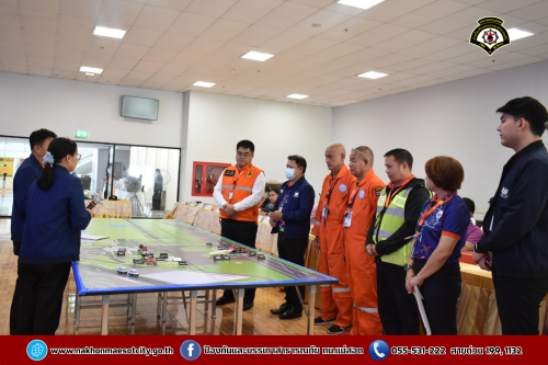 ดับเพลิงนครแม่สอด เข้าร่วมการฝึกซ้อมแผนฉุกเฉินท่าอากาศยานแม่สอดเต็มรูปแบบ (Full-scale Exercise) ณ ท่าอากาศยานแม่สอด