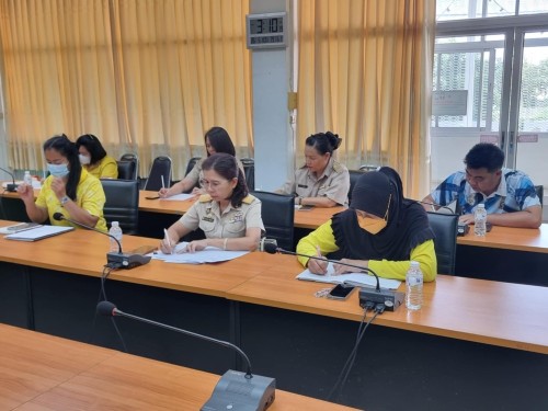 การประชุมผู้บริหารสถานศึกษา ผู้อำนวยการศูนย์พัฒนาเด็กเล็กในสังกัดเทศบาลนครแม่สอด ประจำเดือนพฤษภาคม 2568