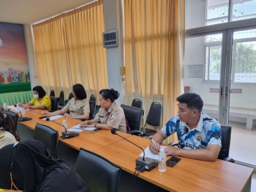 การประชุมผู้บริหารสถานศึกษา ผู้อำนวยการศูนย์พัฒนาเด็กเล็กในสังกัดเทศบาลนครแม่สอด ประจำเดือนพฤษภาคม 2568