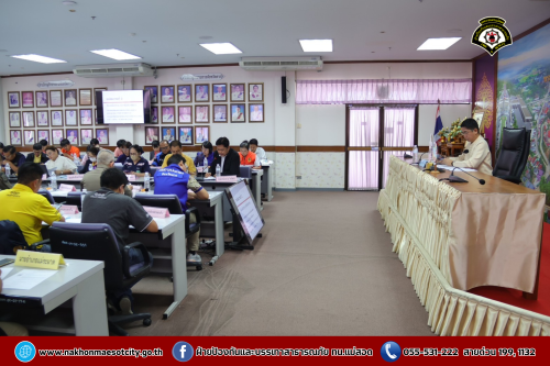 ดับเพลิงนครแม่สอด เข้าร่วมประชุมคณะกรรมการศูนย์อำนวยการความปลอดภัยทางถนนจังหวัดตาก ครั้งที่ 2/2568