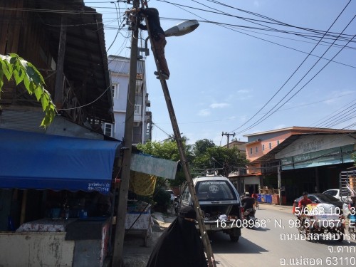 เจ้าหน้าที่กองยุทธศาสตร์และงบประมาณ ดำเนินการตามคำร้อง ขอซ่อมแซมเคเบิ้ลทีวี ชุมชนอิสลาม