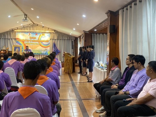 ร่วมเป็นเกียรติพิธีเปิดโครงการ “ค่ายสานสัมพันธ์น้อง - พี่ เสริมพลังต้านยาเสพติด” รุ่นที่ 3 ประจำปีงบประมาณ พ.ศ.2568