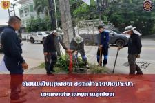 ดับเพลิงเเม่สอด ออกสำรวจท่อประปาในเขตเทศบาลนครเเม่สอด