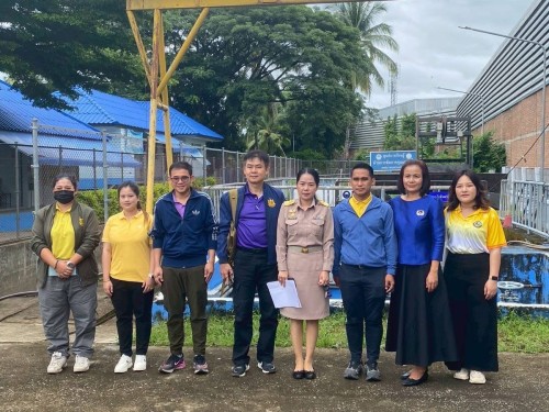 สำนักงานสิ่งแวดล้อมภาค3 และสำนักงานทรัพยากรธรรมชาติและสิ่งแวดล้อมจังหวัดตาก ลงพื้นที่ตรวจติดตามการบริหารจัดการระบบบำบัดน้ำเสียรวมของเทศบาลนครแม่สอด