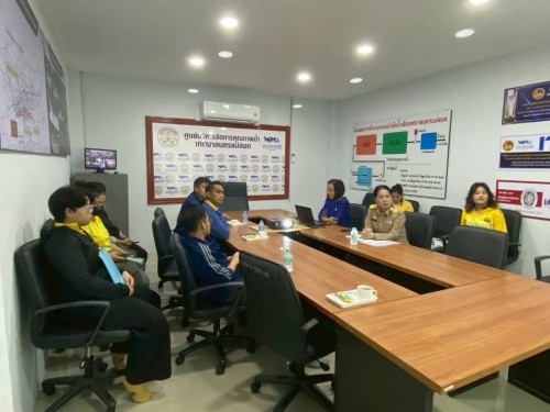 สำนักงานสิ่งแวดล้อมภาค3 และสำนักงานทรัพยากรธรรมชาติและสิ่งแวดล้อมจังหวัดตาก ลงพื้นที่ตรวจติดตามการบริหารจัดการระบบบำบัดน้ำเสียรวมของเทศบาลนครแม่สอด