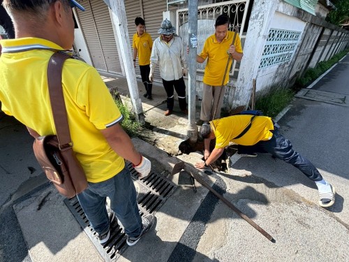 วันจันทร์ที่ 23 มิถุนายน 2568 กองช่างสุขาภิบาลออกปฎิบัติงานภาคสนาม จำนวน 1 แห่ง